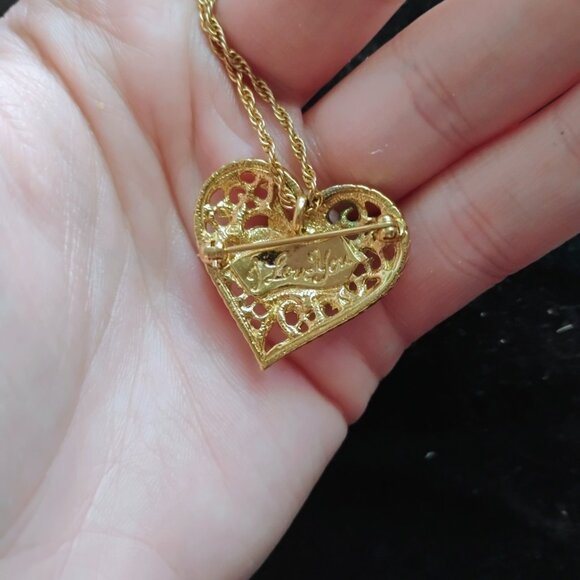 Unique floral necklace - Picture 3 of 5